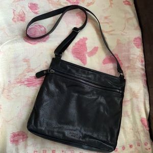 Margo black leather crossbody NWOT